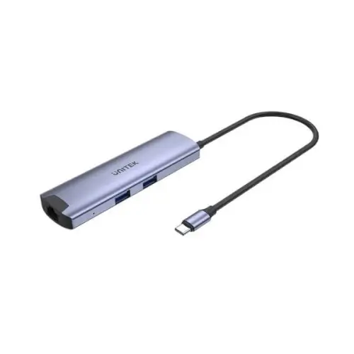 רכזת USB-C Multiport 6 in 1 UNITEK 