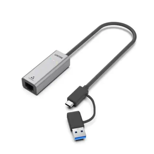 מתאם USB-C  + USB-A 2 in 1 UNITEK 