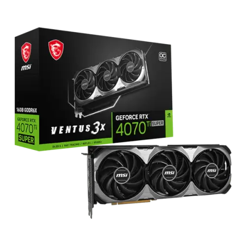 כרטיס מסך GeForce RTX 4070 Ti Super 16GB Ventus 3X OC MSI