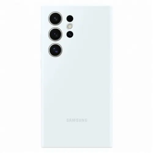 כיסוי Silicone Case S24 Ultra White Samsung