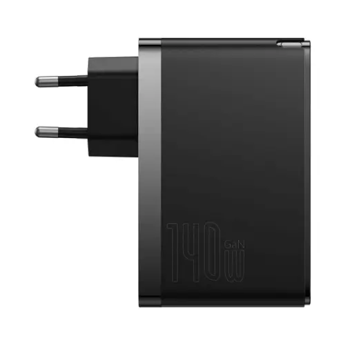 מטען מהיר 2*USB-C + 1*USB 140W GaN5 Pro Baseus