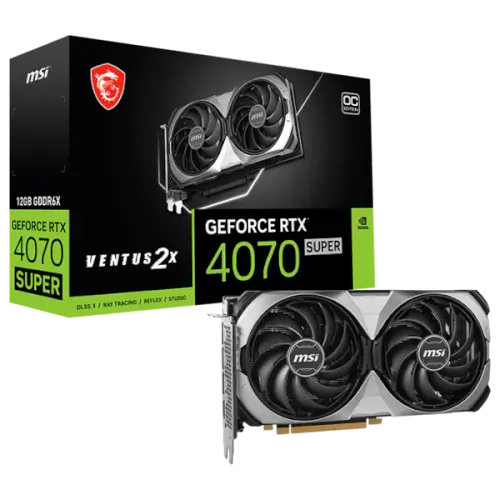 כרטיס מסך GeForce RTX 4070 Super 12GB Ventus 2x OC MSI