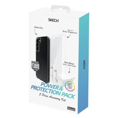 ערכה Samsung Galaxy S23 Power & Protect Bundle SKECH