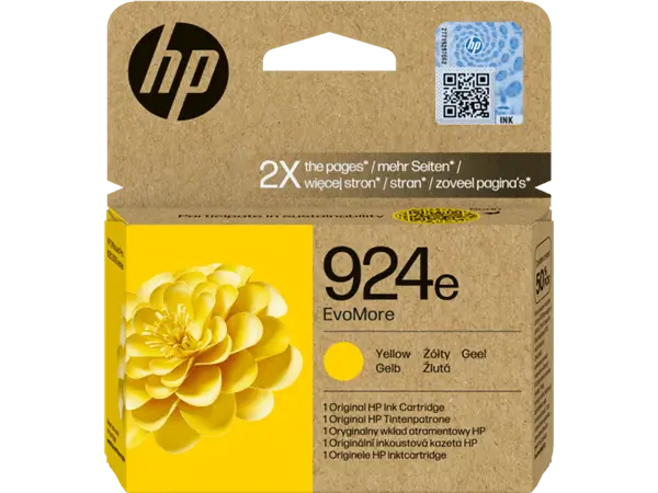 ראש דיו 924e ציאן HP