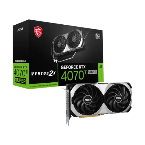 כרטיס מסך GeForce RTX 4070 Ti Super 16GB Ventus 2X OC MSI