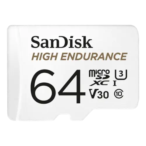 כרטיס זכרון High Endurance MicroSDHC 64GB Sandisk