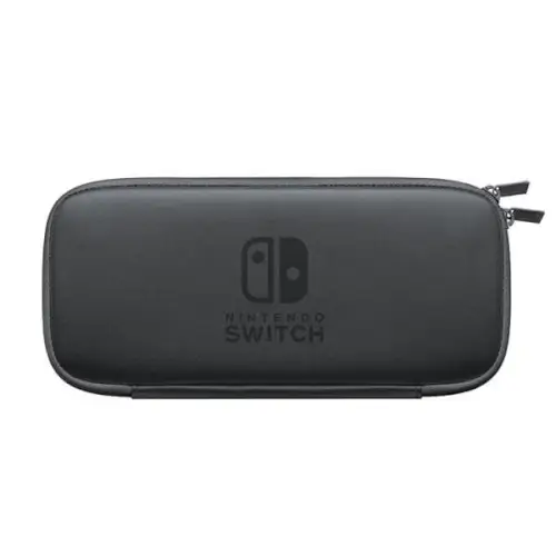 מגן מסך ונרתיק שחור מקוריים Nintendo Switch