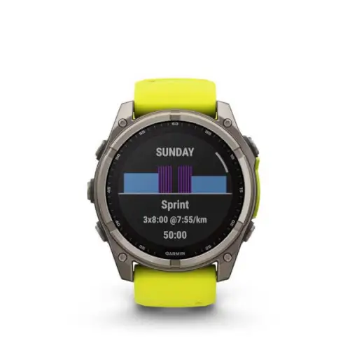 שעון חכם Fenix 8 Saphire Solar 47mm גרמין - Garmin