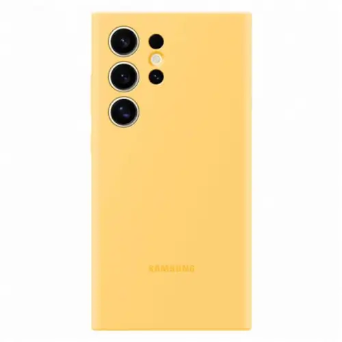 כיסוי Silicone Case S24 Ultra Yellow Samsung