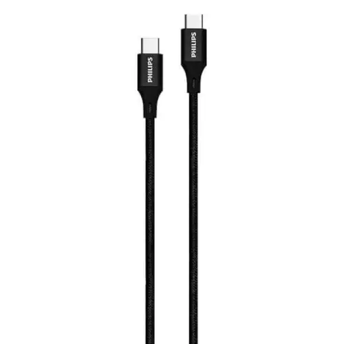 כבל טעינה 1 מטר USB-C to USB-C DLC5531C/00 Philips