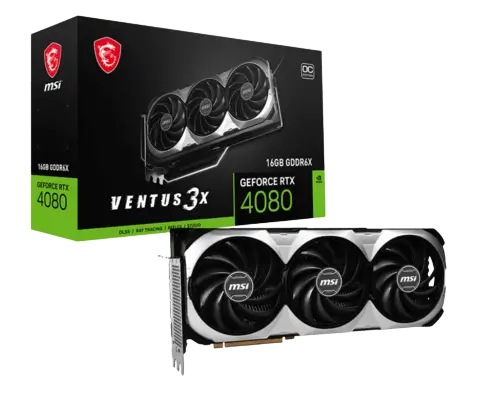 כרטיס מסך GeForce RTX 4080 16GB VENTUS 3X OC MSI