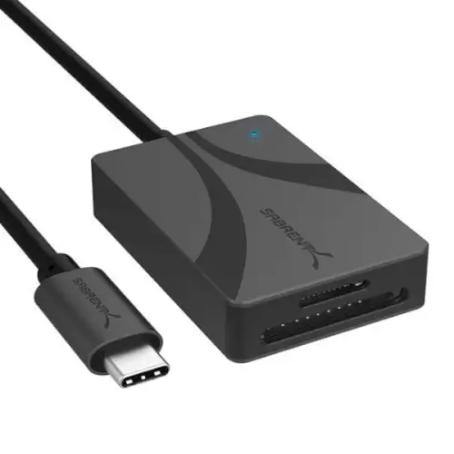 קורא כרטיסים USB-C TO SD/MICROSD Sabrent