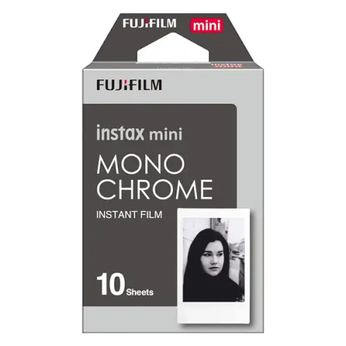 סרט צילום Instax Mini Monochrome Fujifilm Instax