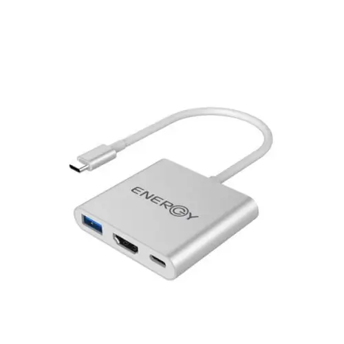 מתאם USB C Hub 3 in 1 Energy