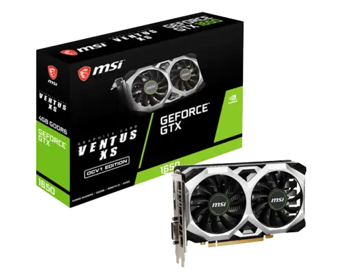 כרטיס מסך GeForce GTX 1650 D6 VENTUS XS OCV1 MSI