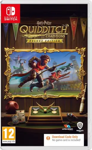 Harry Potter Quidditch Champions  Deluxe Edition Code In Box Nintendo Switch