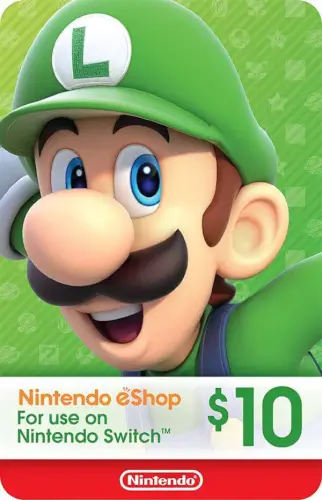 US eShop 10$ Code in Box Nintendo Switch