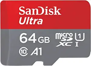 כרטיס זכרון 64GB Ultra microSDXC 140MB/s  Sandisk