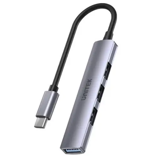 מפצל USB-C 4 פורטים UNITEK 