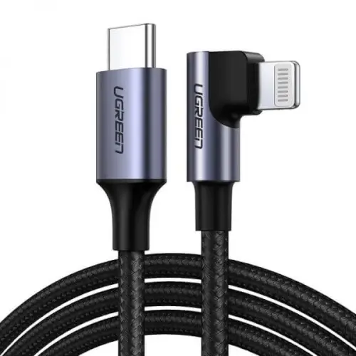 כבל טעינה וסנכרון 90 מעלות זוויתי USB-C UGREEN