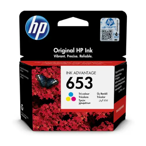 ראש דיו 653 Tri-colour  HP