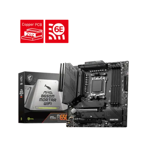 לוח אם AMD MAG B650M MORTAR WIFI MSI