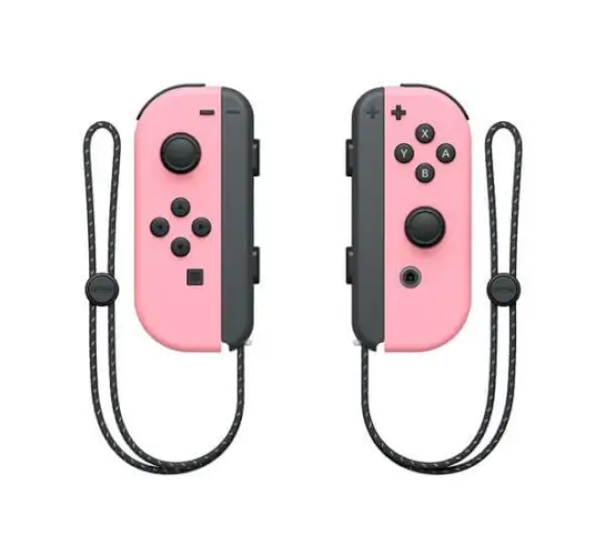 מארז זוג בקרי ימין ושמאל צבע ורוד פסטל Nintendo Switch