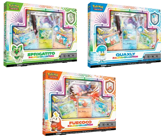 Paldea Collection Quaxly/Fuecoco/Sprigatito The Pokemon Company